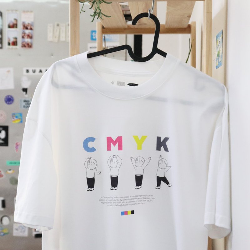 T-SHIRT - C M Y K - 女 T 恤 - 棉．麻 多色