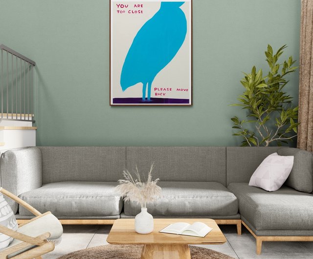 ぶら下がりアート】デヴィッド・シュリグリー | あなたは近すぎます