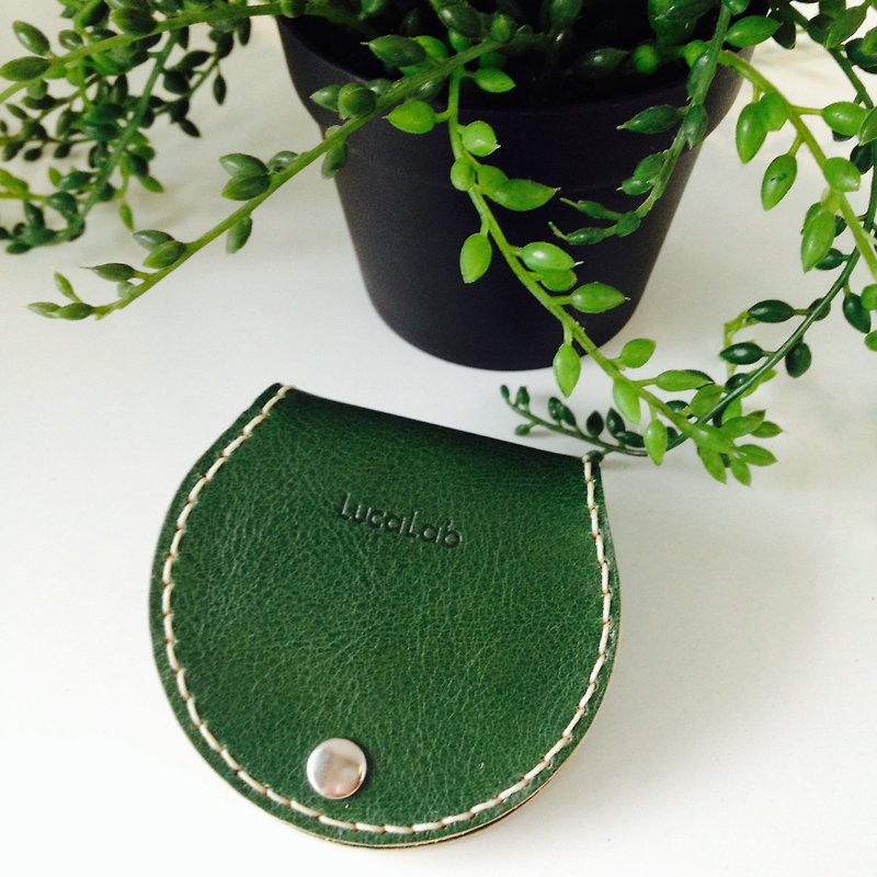 Horseshoe purse Green Collection - Coin Purses - Genuine Leather Green