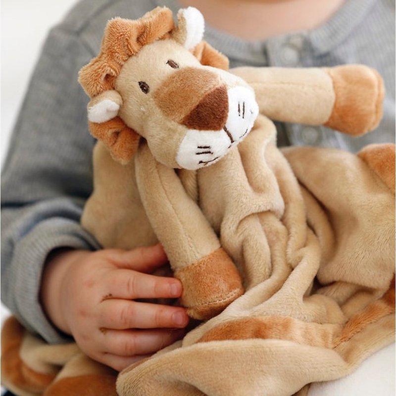 Nordic Swedish Teddykompaniet coffee lion comfort towel - ผ้ากันเปื้อน - เส้นใยสังเคราะห์ 