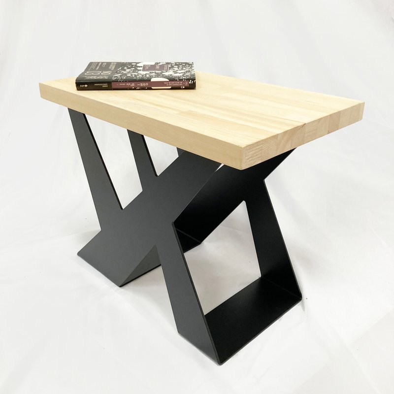 The size of the iron and wood table and stool table board can be discussed in the living room side table design solid wood coffee table - Dining Tables & Desks - Other Metals Khaki
