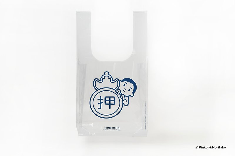 Pinkoi x Noritake PVC 透明手提袋 香港版 - 手袋/手提袋 - 塑膠 透明