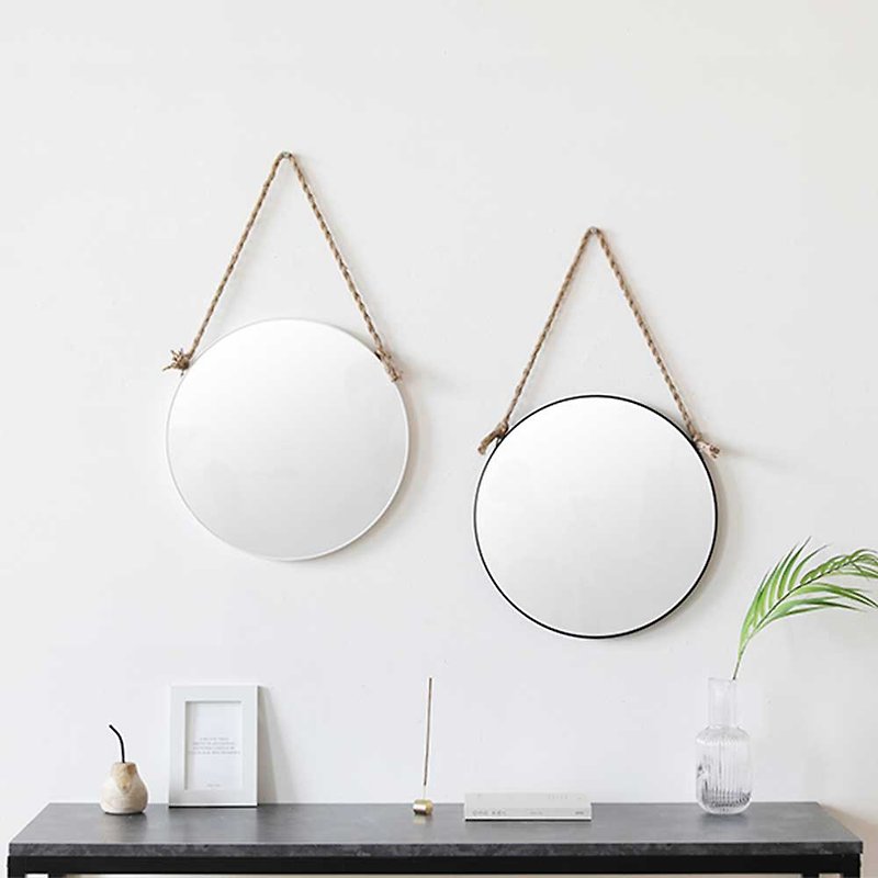 Anders Nordic wind hanging mirror - Items for Display - Glass Multicolor