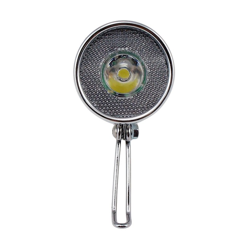 miniu LED Retro Headlight/ pc - จักรยาน - โลหะ สีเงิน