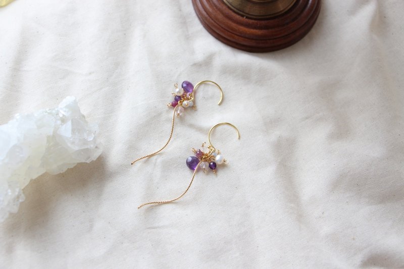 Comet Adventurer - Earrings & Clip-ons - Semi-Precious Stones 