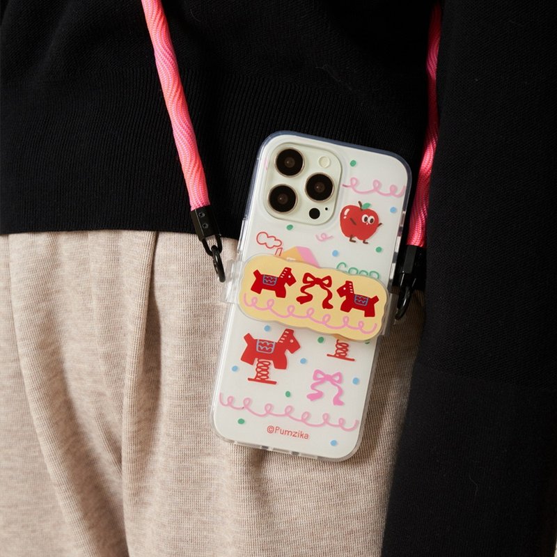 Happy amusement park series mobile phone case double layer TPU mobile phone case mobile phone protective cover - เคส/ซองมือถือ - วัสดุอื่นๆ 