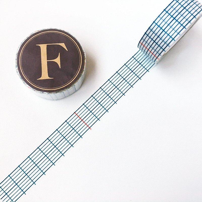 Kurashiki artisan and paper tape [18mm square eye replica - blue (45019-14)] - มาสกิ้งเทป - กระดาษ สีน้ำเงิน