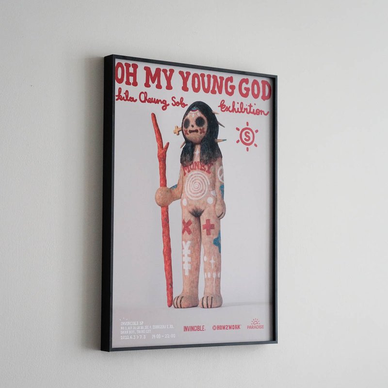 【原版海報】Kila Cheung 章柱基/ oh my young god - 海報/掛畫/掛布 - 紙 
