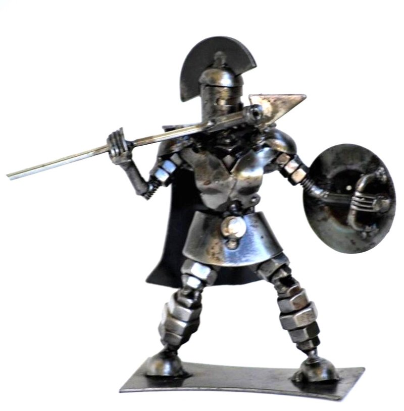 Spartan SCRAP METAL, (D)Cool gift for him, Cool Birthday Gift, Anniversary gifts - 擺飾/家飾品 - 其他金屬 