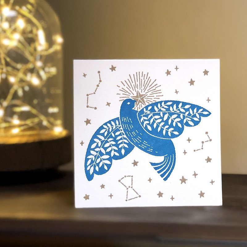 Polaris Card / Letterpress - การ์ด/โปสการ์ด - กระดาษ สีน้ำเงิน