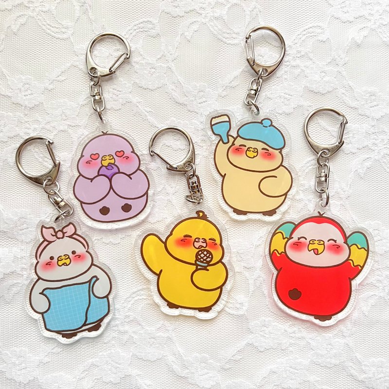 Bird-chan's Acrylic Keychain - ที่ห้อยกุญแจ - อะคริลิค 