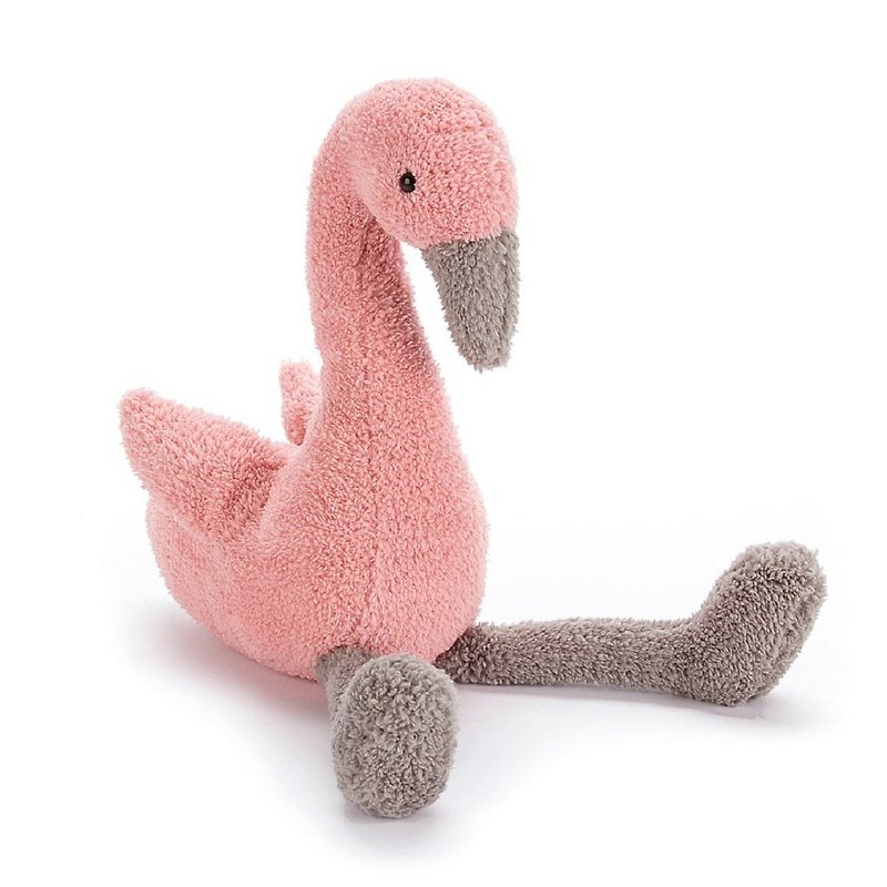Jellycat Slackajack Flamingo - ตุ๊กตา - ผ้าฝ้าย/ผ้าลินิน สึชมพู