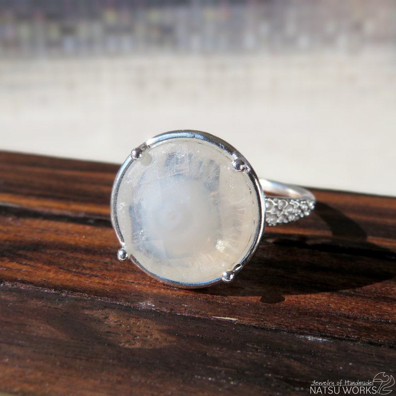 ソーラークォーツ リング / Solar Quartz Ring - 戒指 - 寶石 白色