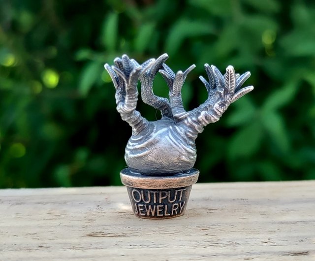 塊根植物 キーホルダー　グラキリス　シルバー925 グラ丸 塊根植物 キーホルダー グラキリス シルバー925 グラ丸 Bel