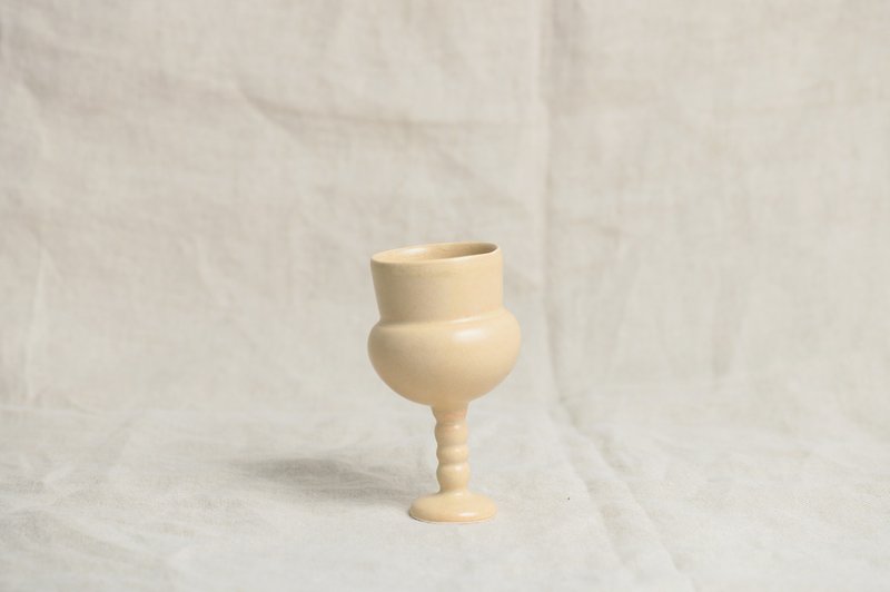 Custar-Goblet - Bar Glasses & Drinkware - Pottery Khaki