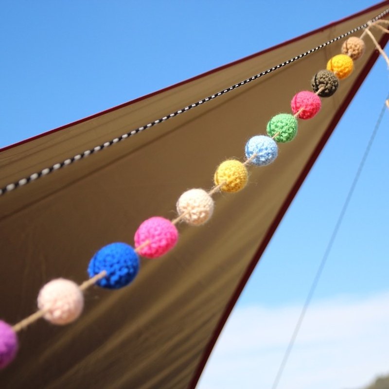 露營鮮豔彩色球 牆面布置 兒童房布置 派對布置單色彩球 - 擺飾/家飾品 - 聚酯纖維 多色