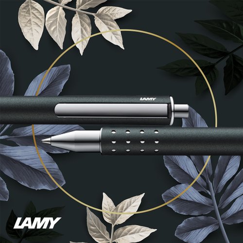 LAMY TAIWAN 官方旗艦館 【雷雕免費刻字】LAMY 鋼珠筆 / swift 速動系列 - 限量 黑森林