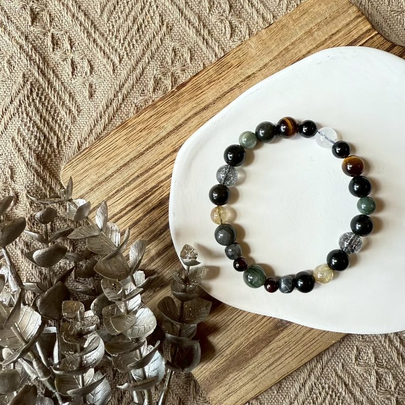 正財陽起石彈性手鍊 - 手鍊/手環 - 水晶 