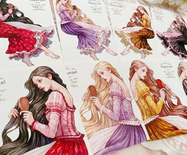 hwaraさん テープ4種➕シール20枚 Rapunzel - Shop hwara Stickers - Pinkoi
