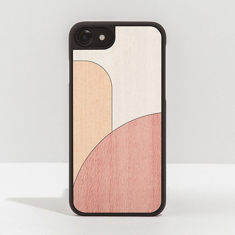 [Pre-Order] Log Phone Case/Curve White-iPhone/Huawei - Phone Cases - Wood Brown