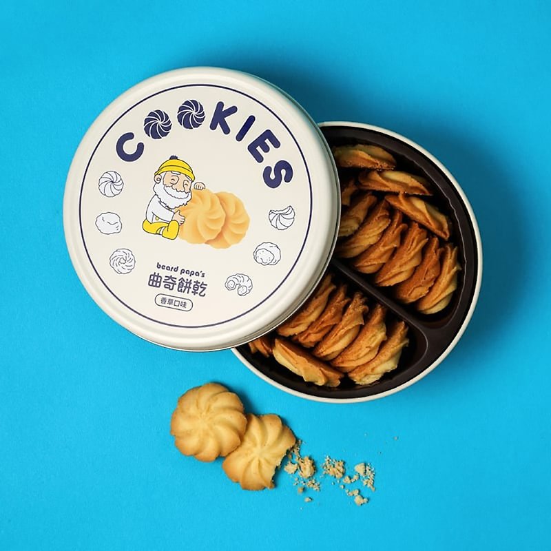 【beard papa's】Original Cookies (Vanilla)-178gX2 boxes - คุกกี้ - วัสดุอื่นๆ ขาว