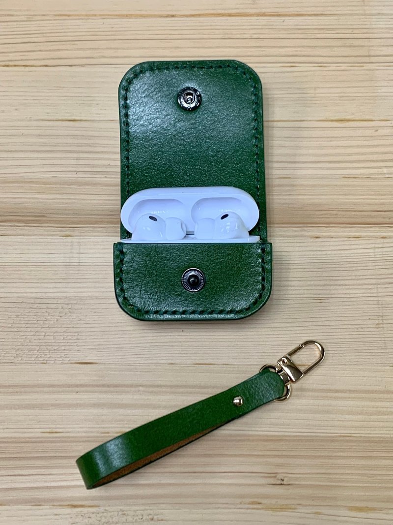 AirPods Pro / Pro 2 保護套 - 其他 - 真皮 綠色