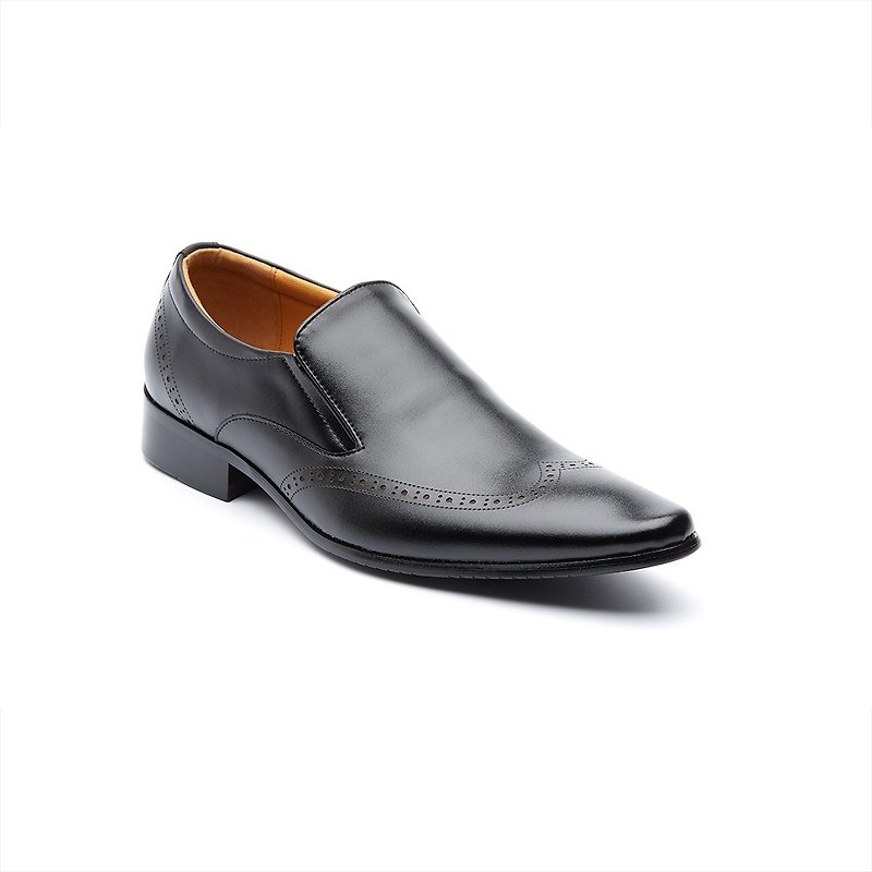 Kings Collection Durham Leather Loafer KG80015 Black - Men's Leather Shoes - Genuine Leather Black