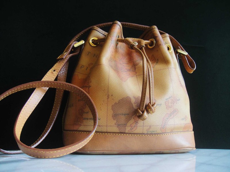 [Old Time OLD-TIME] Early second-hand old bag SOBDEALL shoulder bag - กระเป๋าแมสเซนเจอร์ - วัสดุอื่นๆ หลากหลายสี