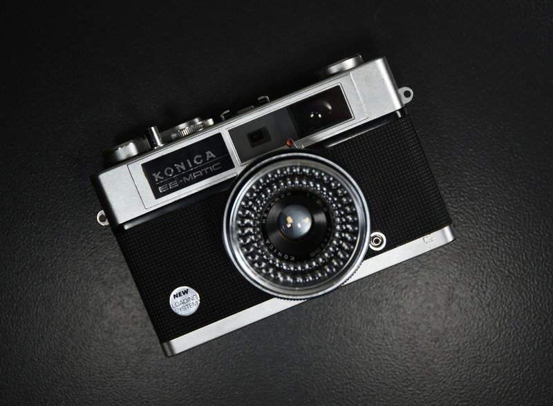 [Classic Antique] Konica EE-Matic Deluxe rangefinder camera with double image focus - Cameras - Other Metals 