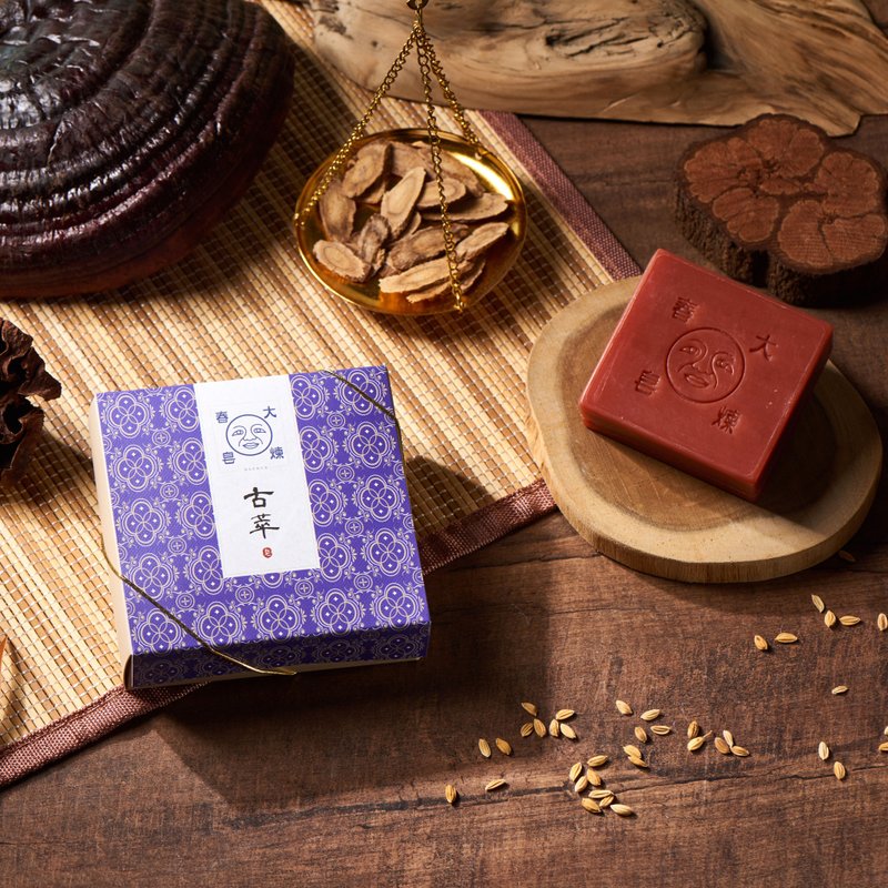 稻埕時光經典古萃皂 . 煥活細緻美肌【大春煉皂DACHUN】120g - 肥皂/手工皂 - 紙 
