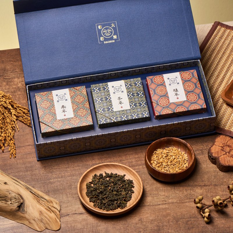 大稲埕の思い出－ボタニカルギフトボックス - 石けん - 寄せ植え・花 ブルー