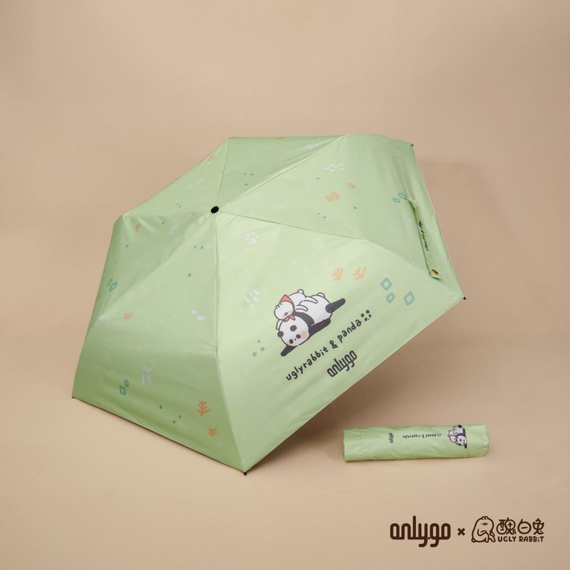 [Joint name] Onlygo x Chou White Rabbit joint umbrella/big panda - Umbrellas & Rain Gear - Waterproof Material 