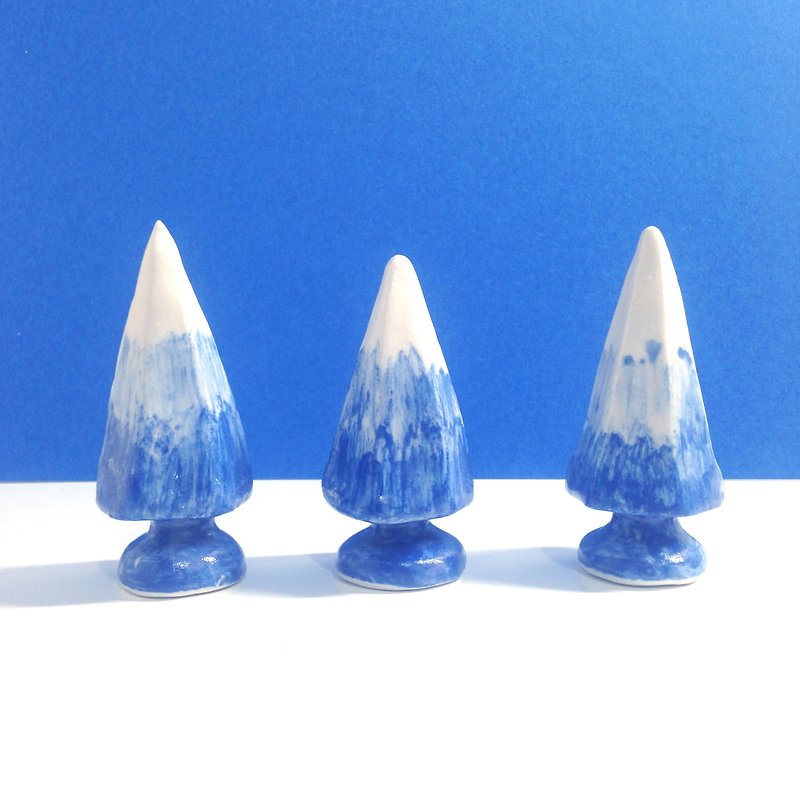 Mineral forest of trees - Classic tree - Items for Display - Porcelain Blue