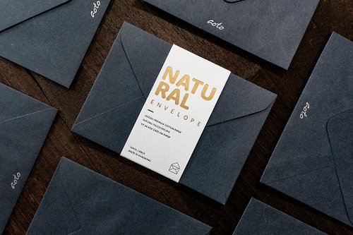 Aoto Letterpress 歐圖印刷 Natural 自然系列 / A6信封 / 藏藍色 / 活版印刷