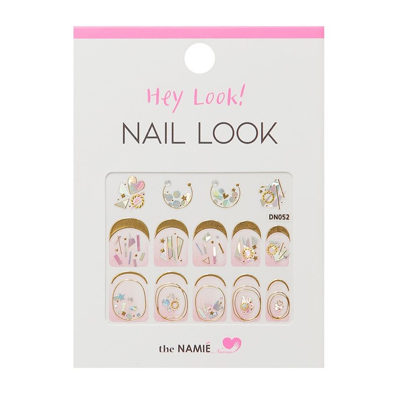 【 DIY 美甲】Hey Look 美甲裝飾藝術貼紙 紫珠藝術 - 指甲油/指甲貼 - 紙 金色