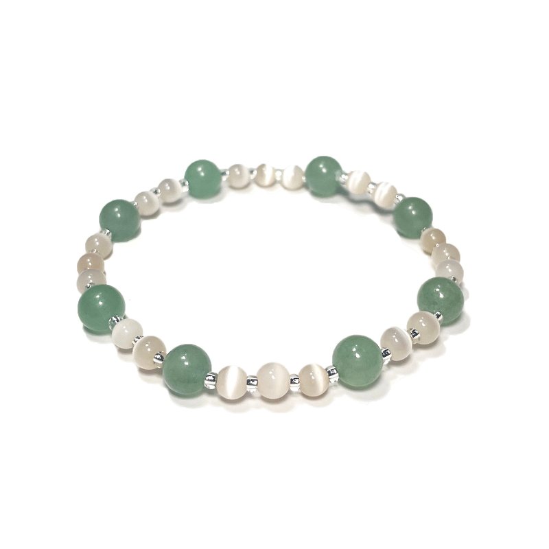 Jade Green Bracelet 004 - สร้อยข้อมือ - เครื่องเพชรพลอย สีเขียว