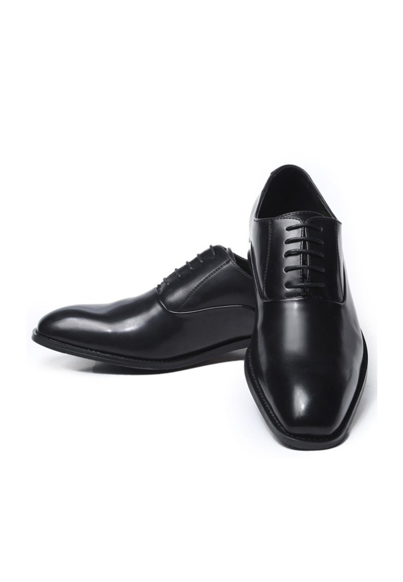 Kings Collection Federico Derbies Shoes KCCS19 Black - Men's Leather Shoes - Genuine Leather Black