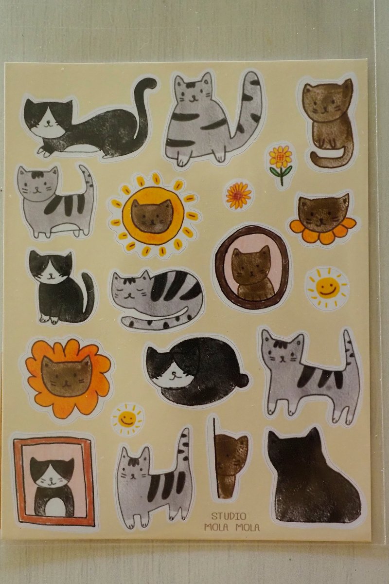 Kitties Sticker - Stickers - Waterproof Material 