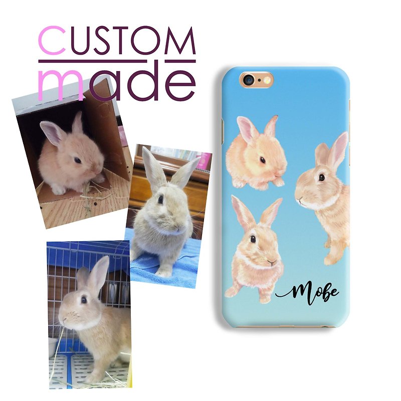 Personalised your pet photo to hard Phone Case Cover for iPhone Samsung LG HTC - Phone Cases - Plastic Multicolor
