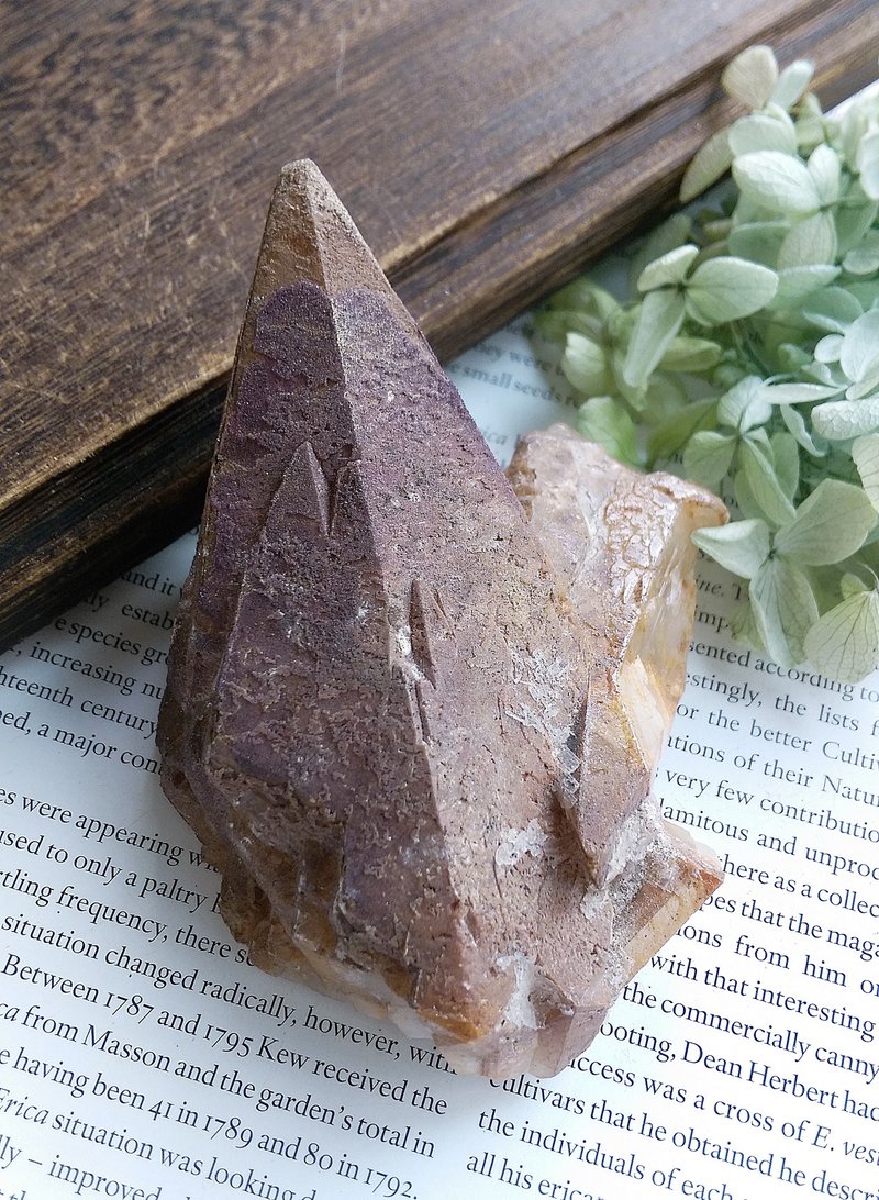 Calcite 貴州產地 虎牙方解石 單晶牙 天然礦石 原礦 - 擺飾/家飾品 - 其他材質 