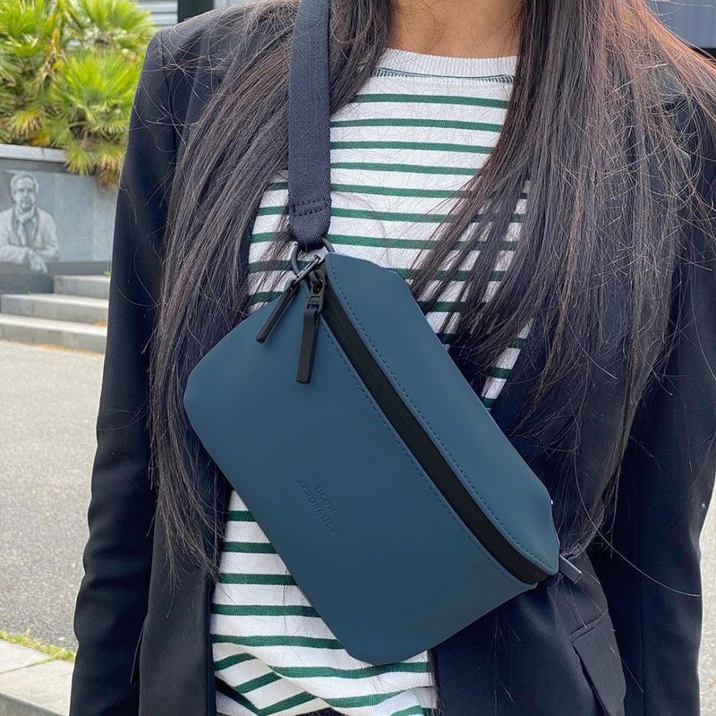 Jona Lotus Series Crossbody Bag (Petrol) - Messenger Bags & Sling Bags - Eco-Friendly Materials Blue