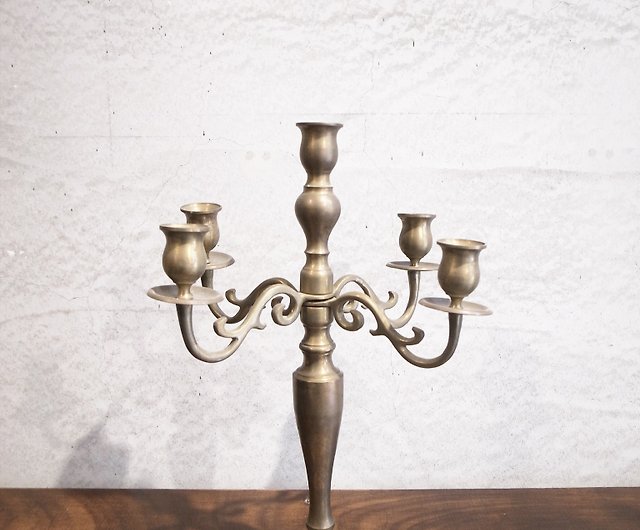 80年代古典歐式古董燭台- 設計館Pickers 古董設計香氛蠟燭/燭台- Pinkoi