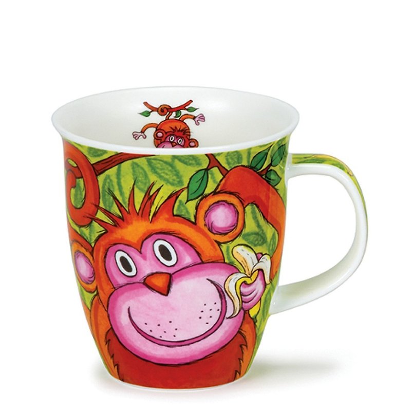 Playful monkey mug - แก้วมัค/แก้วกาแฟ - เครื่องลายคราม 