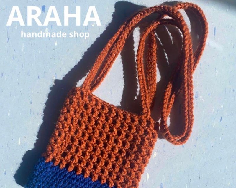 tote bag handmade - Handbags & Totes - Acrylic Orange