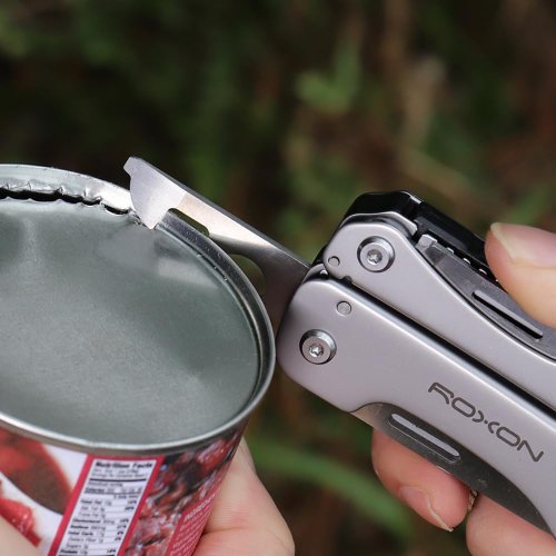 Multitool w/ 20 functions w/ strong pliers, Flint Rod