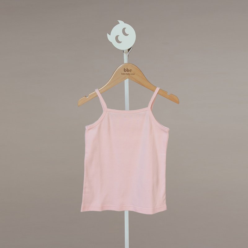 Thin shoulder strap vest (powder) - Other - Cotton & Hemp Pink