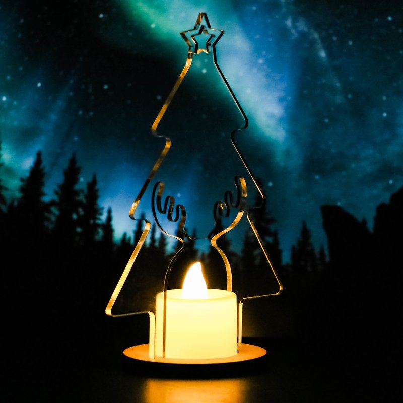 [Christmas gift] Christmas tree elk night light / Christmas limited sale / with Christmas packaging - Lighting - Acrylic Transparent
