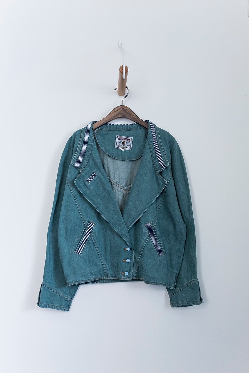 Banana Flyin | Vintage vintage denim jacket - เสื้อแจ็คเก็ต - วัสดุอื่นๆ 