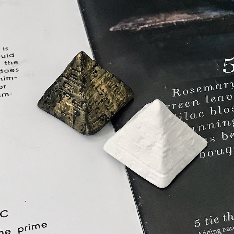 Egyptian Civilization Series / Mini Pyramids - Items for Display - Stone Black