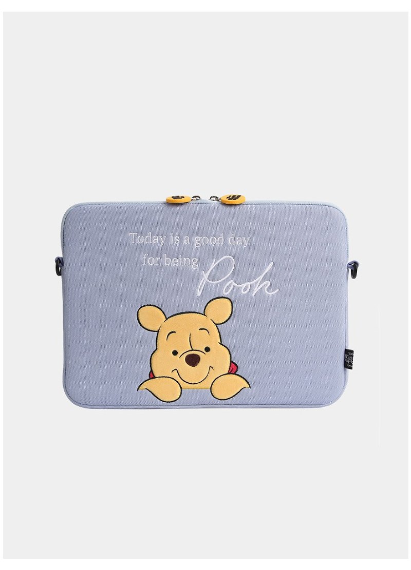 Shopen Winnie the Pooh Co-branded 13" Laptop Case Sky Blue - กระเป๋าแล็ปท็อป - ยาง สีน้ำเงิน